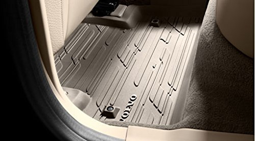 Genuine Volvo 2011-2015.5 S60 BLACK All Season Rubber Floor Mats NEW OEM #39828878 by Volvo