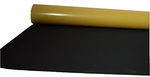 EPDM Zellkautschuk 2mm Stärke 0,5mx1m einseitig selbstklebend schwarz