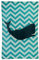 Boston International Yacht Club Rechteckiger Wal-Glasteller, 22 cm
