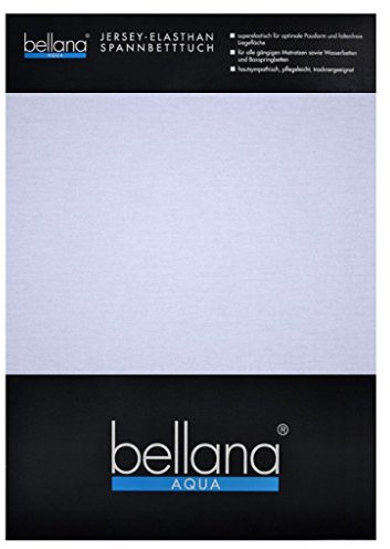 bellana® Aqua Jersey Multifunktions-Spannbettlaken für Wasserbetten in Normal- und Übergrößen, 140-160x200-220 cm in hellblau