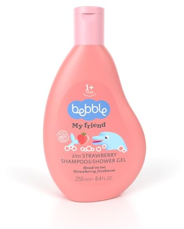 BEBBLE Shampoo und Duschgel 2in1 Erdbeere, 250ml | 2in1
