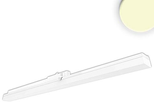 3-Phasen Linearleuchte 120cm, BAP geeignet, starre Optik, 40W, warmweiß, weiß