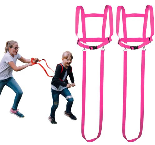 Pferdeleine zum Spielen für Kinder - Sicheres Pferdegeschirr für zum Spielen - Reißfest & langlebig - Pferdeleine Kinder von 3 bis 12 Jahre - Pferde Spiele - Leichtes Pferdegeschirr