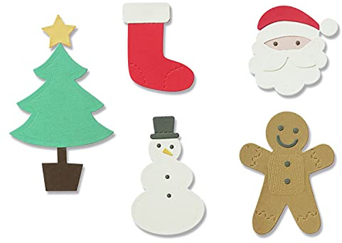 Sizzix Thinlits Stanzset Christmas Shapes