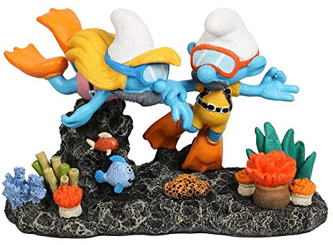 Smurfs AquaDella Schlümpfe Unterwassertaucher 14,8x7,3x9,6cm Mehrfarbig