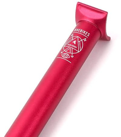 KHE PIVOTAL BMX Sattelstange 200mm 25,4mm 7005 Aluminium nur 138g rot eloxiert