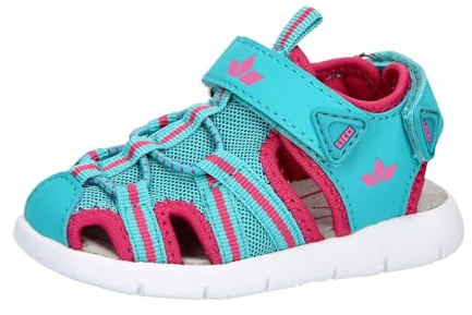 Lico Jungen Unisex Kinder Nikita VS Lauflernschuhe, türkis/pink, 23 EU