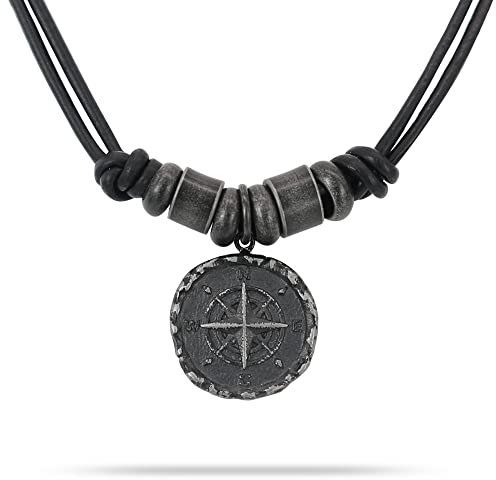 Fynch-Hatton Halskette FHJ-0038-N-50 Edelstahl Antik