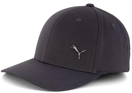 PUMA Unisex Metal Cat Flexfit Cap - Baseballkappe (Shadow Gray, L-XL)