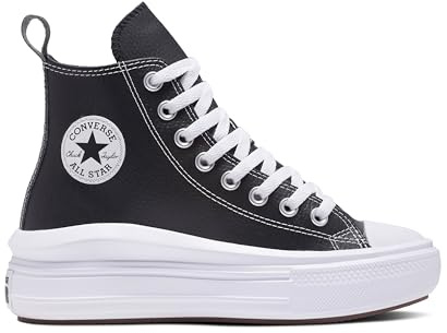 Converse A04831C Chuck Taylor All Star Move Platform Leather Herren Black/Black/White EU 38