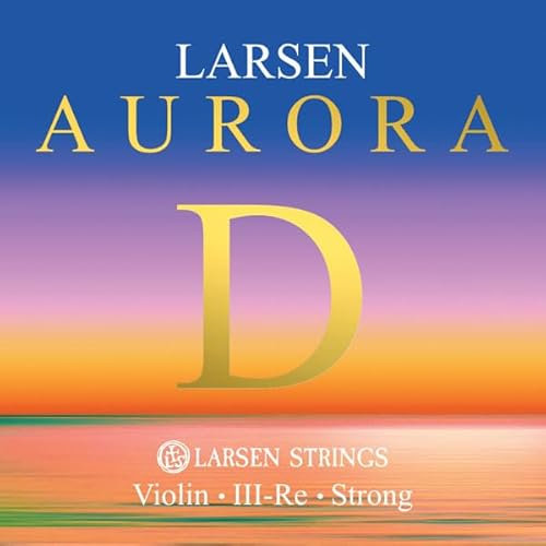 LARSEN STRINGS Aurora Corde per violino D Alluminio 4/4 Forte