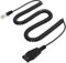 MEIRIYFA HIS Headset Adapter RJ9 to QD Cable, HIS Quick Connect Disconnect Cable to RJ9 Plug 4P4C Adapter Headphone Replacement Cable for Avaya IP 1608, 1616, 9610, 9620, 9620L, 9620C, 9630
