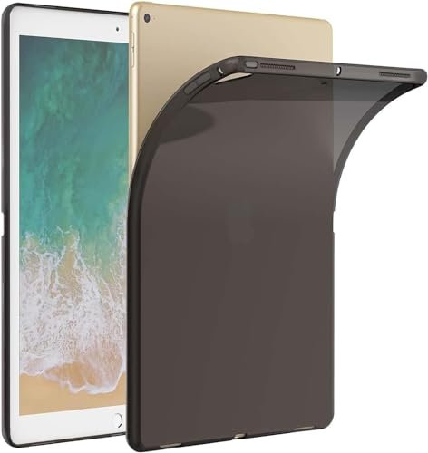 iPad Pro 12.9 Zoll 2015/2017 Schwarz Klare Hülle, Dünnes Schlank Silikon Sanft TPU Stoßfest Tablette Computer Hülle Für Apple iPad Pro 12.9'' 2015 & 2017