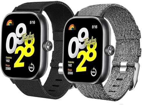 Blueshaweu Pulsera compatible con Xiaomi Redmi Watch 4, reloj inteligente de nailon, repuesto de correa de reloj para Xiaomi Redmi Watch 4 Smartwatch, Nailon