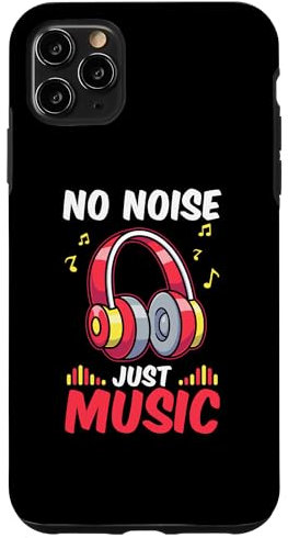 Hülle für iPhone 11 Pro Max Silent Disco Kopfhörer Kein Lärm Nur Musik