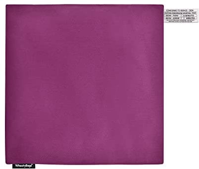 Wheat Bag Microwavable Heating Pad Square (24cm) - (Cotton Fabric - Purple)