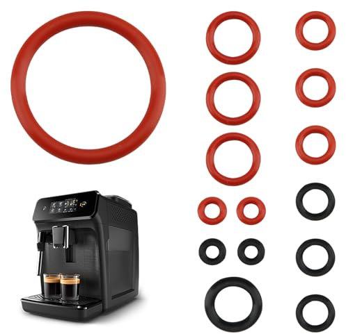 15 pezzi Guarnizione O-Ring Kit di Manutenzione guarnizione in silicone per gruppo di erogazione il serbatoio dell'acqua valvola di supporto valvola del vapore compatibile con macchine da caffè (B)