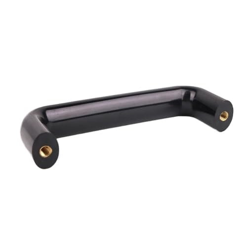 1PC 180mm Insulation Handle Black Bakelite Oval Handle for Oven Red Hardware Pull with 90mm and 120mm Hole Pitch Machine Handle with M8 Screw (400mm)