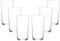 Glasshop Highball Glasses Set. 490ml Tall Drinking Glasses for Cocktails, Water, and More. Dishwasher Safe. Pack of 6.