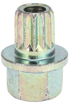 VekAuto Tuerca De Seguridad Para Rueda Para BMW Duradera Aleación De Acero Galvanizado 30/13Pt Tono Plateado Tornillo Antirrobo Llave De Extracción Socket