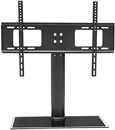 Base universal para TV de 37 y 55 pulgadas, soporte de mesa resistente con compatibilidad VESA de 600 x 400, soporta hasta 60 kg, color negro