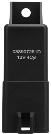 9-poliges Glühkerzenrelais 0281003038, 038907281D, Steuergerät für Stabile Leistung, Kompatibel mit Altea, ABS-Material, 12 V Spannung