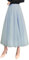 Rock Damen Tüllrock Lang A Linie Elastischer Hoher Bund Midirock 50er Rockabilly Tütü Rock Midi Plisseerock Petticoat Unterrock Prinzessin Langer Rock Für Damen Mädchen Karneval Kostüm Hellblau