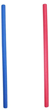 Vistnale Noodles per Piscina, 2 Pezzi di Noodles per Piscina 59 per Nuoto in Schiuma Tubo Gonfiabile Galleggiante in Schiuma Nuoto Solido per Bambini e Adulti (Rosso e Blu)