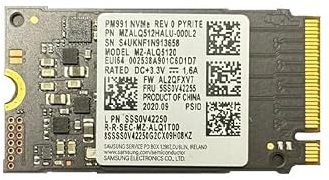 Samsung SSD 512GB M.2 2242 NVMe PCIe Gen3 x4, compatible con Lenovo, 2400 MB/s, FRU:5SS0V42255, MZALQ512HALU-000L2 (Reacondicionado)