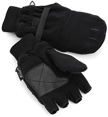Pinewood Angel- & Jagdhandschuhe - Praktische 2-in-1 Fleece Handschuhe mit integrierten Taschen für Handwärmer und mit hochwertiger Thinsulate-Isolierung für warme Hände