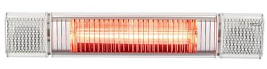 Eurom Terrassenheizung Heat and Beat, 2.000 W, inkl. BT-Lautsprecher, weiß 334593 (Terassenheizung Balkonheizung Gartenheizung Terrassenstrahler Heizstrahler Gartenheizstrahler Terrassenheizstrahler)