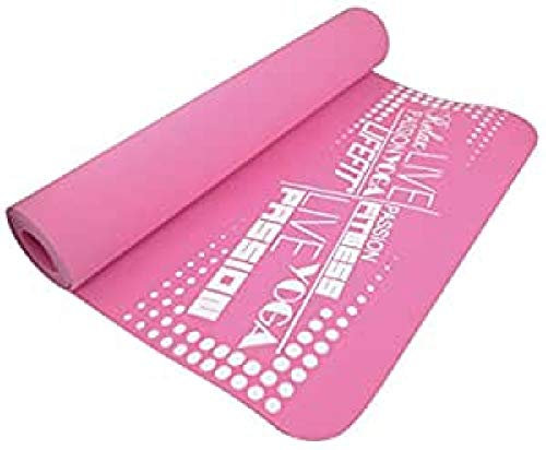 LIFEFIT Yoga Matte TPE Yoga Mat TPE, Rosa, 183x61x0.4cm, MAT-TPE01-01