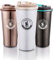 Coffee Cloud Edelstahl Kaffeebecher 500ml | Doppelwandig vakuumisolierter Travel Mug | Thermobecher aus Edelstahl | Isolierbecher BPA Frei, Leicht & Auslaufsicher (Weiß)