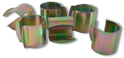 Lot de 12 clips de fixation pour serre - Diamètre 32 mm