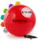 PEZZI Original Pezziball Standard 75 cm m. Pumpe Kombi Gymnastikball rot