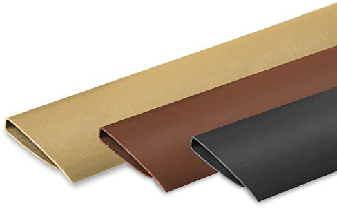 Ribelli PVC Abschlussleiste, 100 cm, anthrazit-9 Stück
