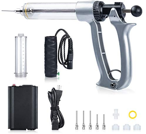 Crossing Upgrade Cartridge Filling Machine 50ml Capacity Handheld semi Automatic Heating cart Filler Gun with Two Tubes