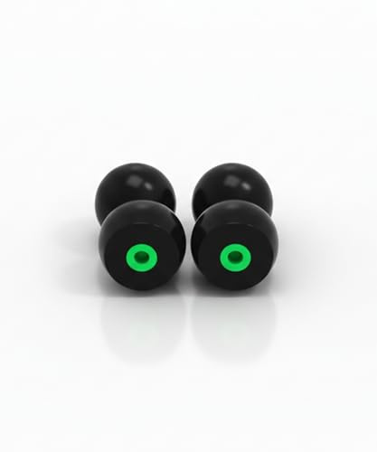 FLARE AUDIO Schaumstoff Ohrstöpsel (4 Stück, Schwarz, Modern, Lärmschutz, Wiederverwendbar)