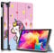 Xuanbeier Coque pour Vankyo S20/FACETEL Q3/TOSCIDO P20/TOSCIDO P101/DUODUOGO 10 10,1 zoll Tablette Housse Étui avec Fonction Support,Licorne