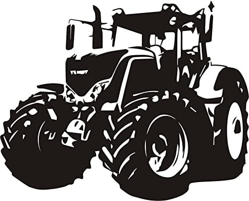 Wandaufkleber: 'Traktor-vario' – Traktor //Farbe und Größe (Grün - 720 mm x 600 mm)