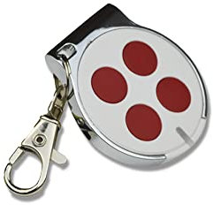 Torado Handsender Alpha für Sommer 868 MHz kompatibel Funk Fernbedienung ersetzt 4020 tx03-868-4 4026 mit 868,8 MHz (Omicron)