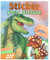 Depesche 11882 Dino World Sticker Your Picture-Stickerbuch mit 25 Seiten voller Dinosaurier-, Dschungel- und Urzeit-Motiven zum Ergänzen, mit 10 Aufkleber-Bogen in unterschiedlichen Formen und Farben