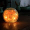 OSALADI Lamp Battery Powered Himalayan Pink with Crackle Glass Ball Rock Salt Night Light for Bedroom Decor Gifts
