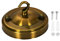 YOKIVE 1Stk Lichthimmel Kit Kronleuchter Decke Platte mit Haken Befestigung Licht Zubehör Ideal für Haus Büro (Gold Bronze 4.1x2.56)