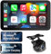 YUANTING2023 Newst Portable Car Stereo for Wireless Apple Carplay&Android Auto,7 Inch IPS Touch Screen Car Audio Compatible Voice Control/Backup Camera/Bluetooth5.0/MirrorLink/FM/TF/USB/AUX/Air Play