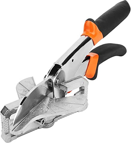 fuLNes Cisaille à Onglet avec Plaque de Coupe d'angle Outil de Coupe Quart de Rond Coupe Angulaire de moulures et Garnitures