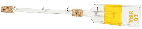 Cabilock 1 Stück Holz-Garderobe Zum Aufhängen Schwarzer Wandhaken Schwarze Kleiderhaken Nautische Paddel-Wanddekoration Nautische Handtuch-Wandhaken Holz-Paddel-Wandbehang