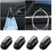 JNNJ 4 Stück Mini Auto Haken, Selbstklebende Autositz Kopfstütze Haken, Multifunktionale Auto Aufbewahrungshaken Für Schlüssel, Geldbörse, Kopfhörer, Ladekabel(Schwarz)
