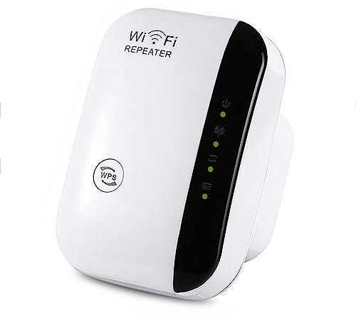Hyexu Amplificador de señal WiFi Repetidor inalámbrico 300M WiFi Enhancer WiFi Range Extender para el hogar Office EU Plug