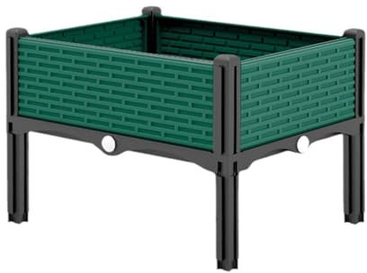 Orto Verticale, Orto Rialzato da Esterno, Fioriera da Esterno in Materiale PP, Fioriere da Giardino Rialzate da Esterno, for Terrazza, Balcone(profondità Interna 15cm)